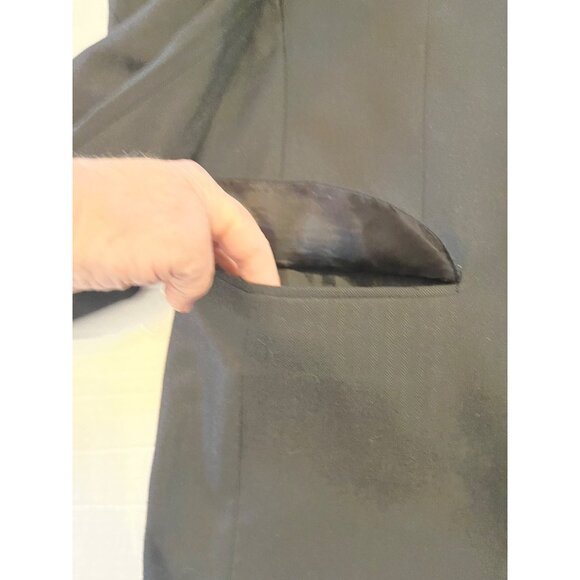 Ermenegildo Zegna Mens Black 100% Cashmere Blazer With Purdue University Buttons - Picture 8 of 14